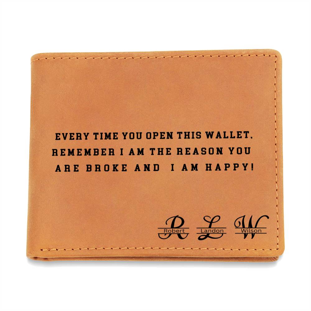 Wallet Gift for Him, Things for Boyfriend, Personalized Gift for