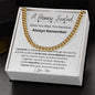 1 Year Anniversary Gift For Boyfriend, Long Distance Relationship Gift For Boyfriend, Cuban Link, One Year Anniversary Gift, Newly Wed Gift