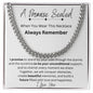 1 Year Anniversary Gift For Boyfriend, Long Distance Relationship Gift For Boyfriend, Cuban Link, One Year Anniversary Gift, Newly Wed Gift