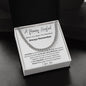1 Year Anniversary Gift For Boyfriend, Long Distance Relationship Gift For Boyfriend, Cuban Link, One Year Anniversary Gift, Newly Wed Gift