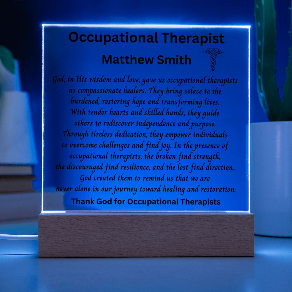 OT Gift for Graduation | Personalized Occupational Therapist Gift