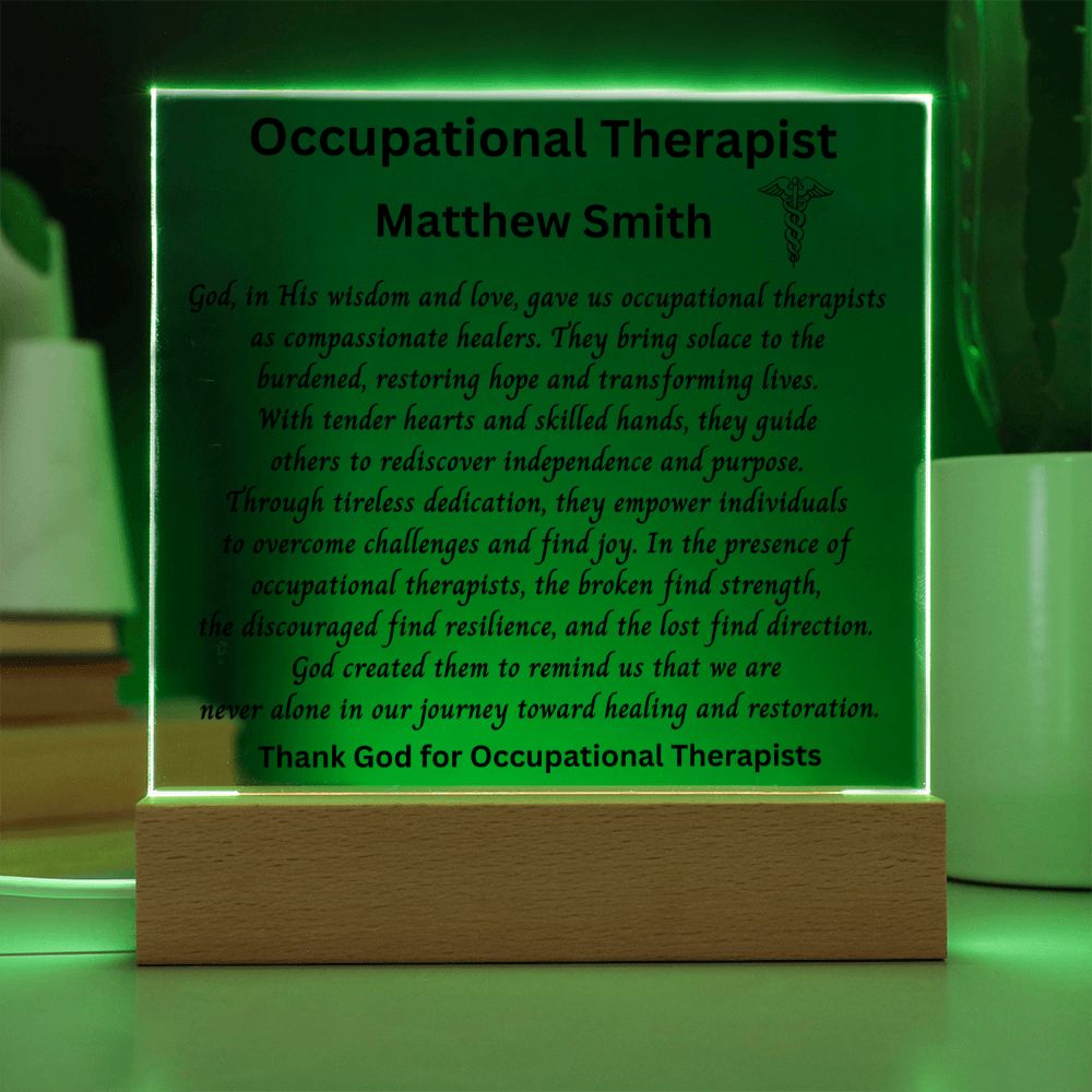OT Gift for Graduation | Personalized Occupational Therapist Gift
