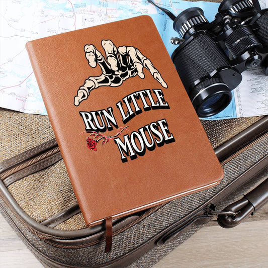 Graphic Journal Book Inspired, Vegan Leather Travel Journal,