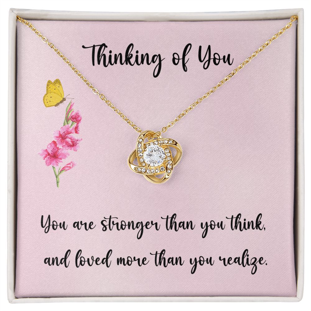 Thinking Of You Gift For Her | Sympathy Gift Pendant Necklaces | Cancer Gifts For Women | Chemotherapy Gifts | Encouragement Gifts For Women