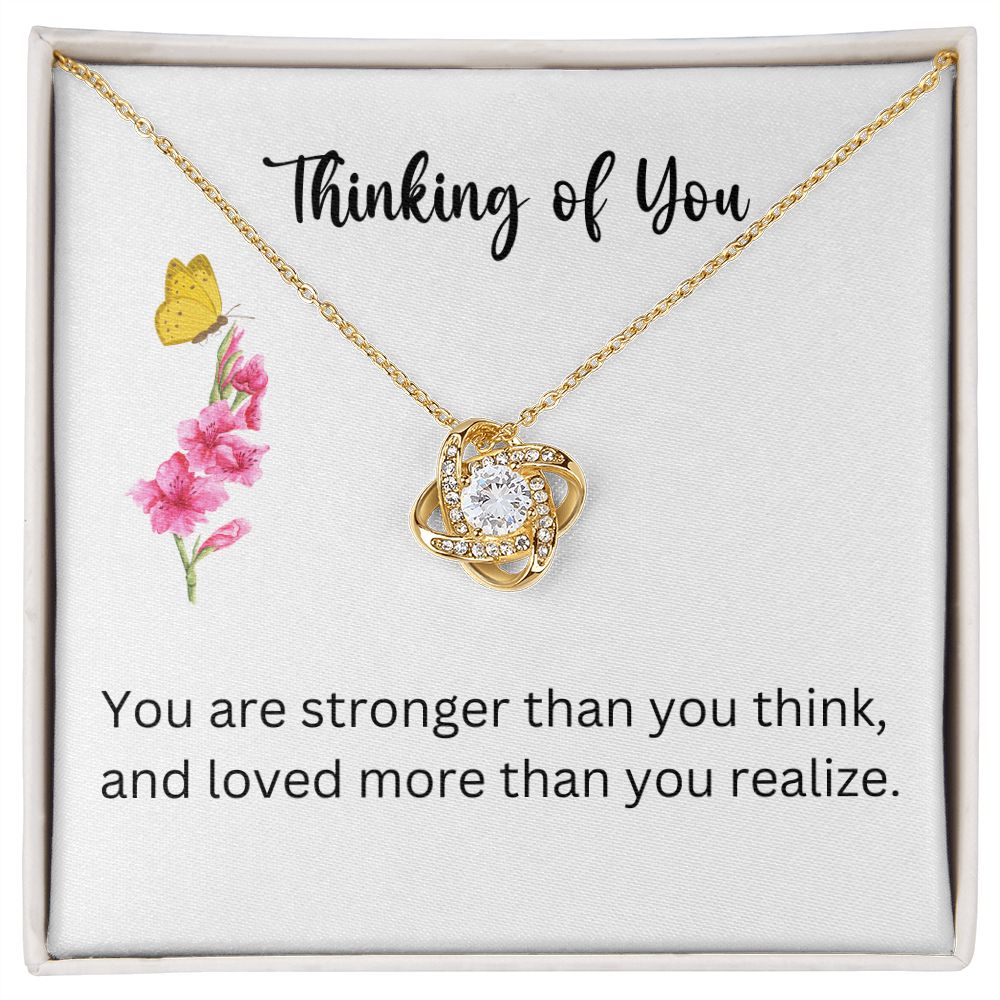 Thinking Of You Gift For Her | Sympathy Gift Pendant Necklaces | Cancer Gifts For Women Plain | Chemotherapy Gifts | Encouragement Gifts For Women