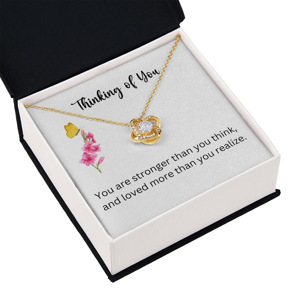 Thinking Of You Gift For Her | Sympathy Gift Pendant Necklaces | Cancer Gifts For Women Plain | Chemotherapy Gifts | Encouragement Gifts For Women