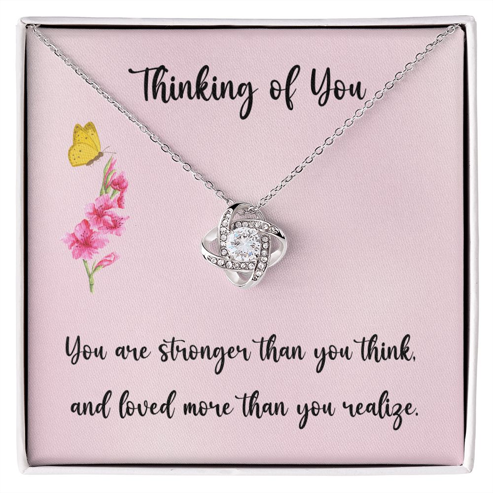 Thinking Of You Gift For Her | Sympathy Gift Pendant Necklaces | Cancer Gifts For Women | Chemotherapy Gifts | Encouragement Gifts For Women