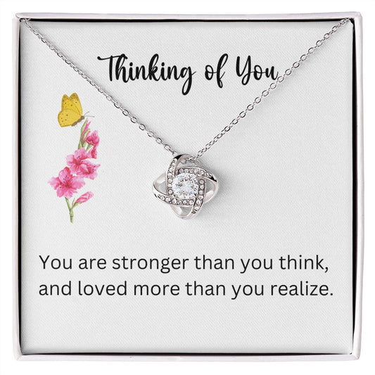 Thinking Of You Gift For Her | Sympathy Gift Pendant Necklaces | Cancer Gifts For Women Plain | Chemotherapy Gifts | Encouragement Gifts For Women