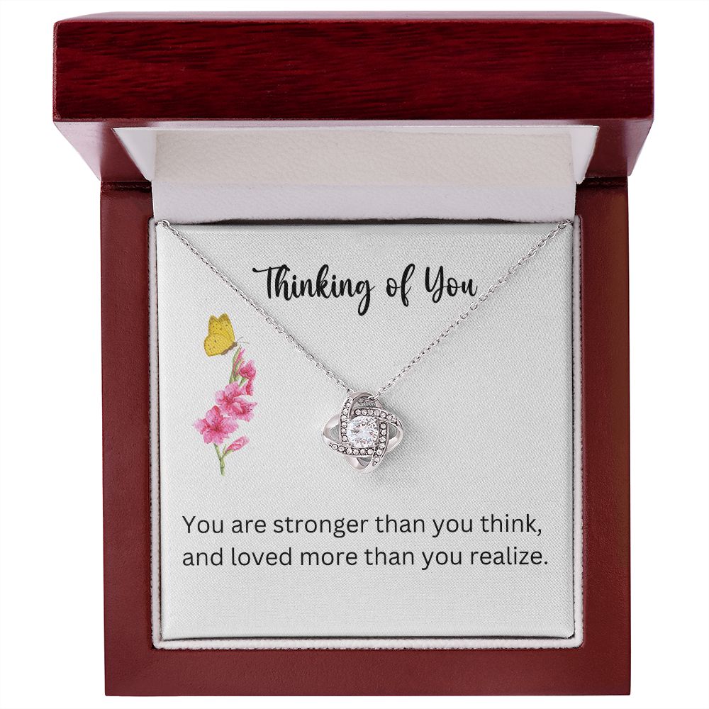 Thinking Of You Gift For Her | Sympathy Gift Pendant Necklaces | Cancer Gifts For Women Plain | Chemotherapy Gifts | Encouragement Gifts For Women