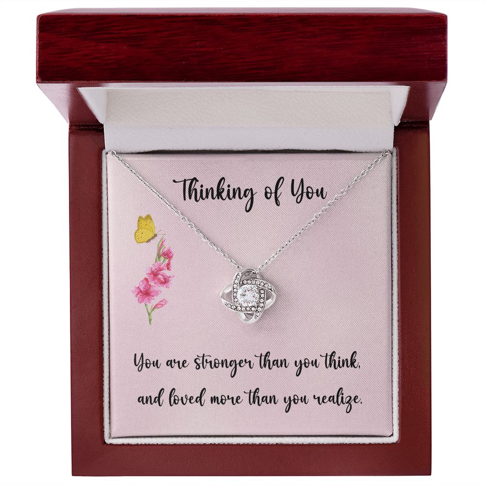 Thinking Of You Gift For Her | Sympathy Gift Pendant Necklaces | Cancer Gifts For Women | Chemotherapy Gifts | Encouragement Gifts For Women