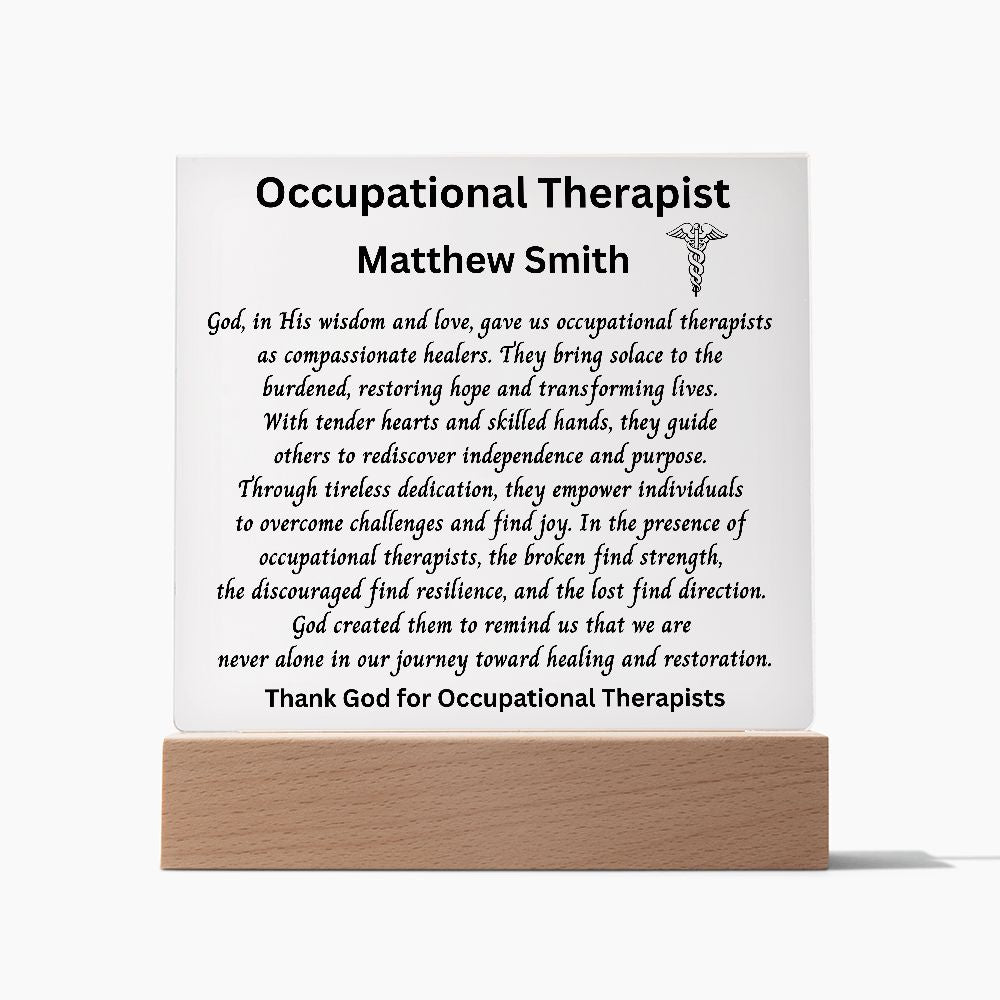 OT Gift for Graduation | Personalized Occupational Therapist Gift