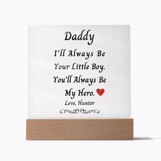 Personalized Gift for Him | Gift for Dad | Minimalist Gift | From Son | Custom Name Gift | Birthday Gift for Dad | 40th | 50th