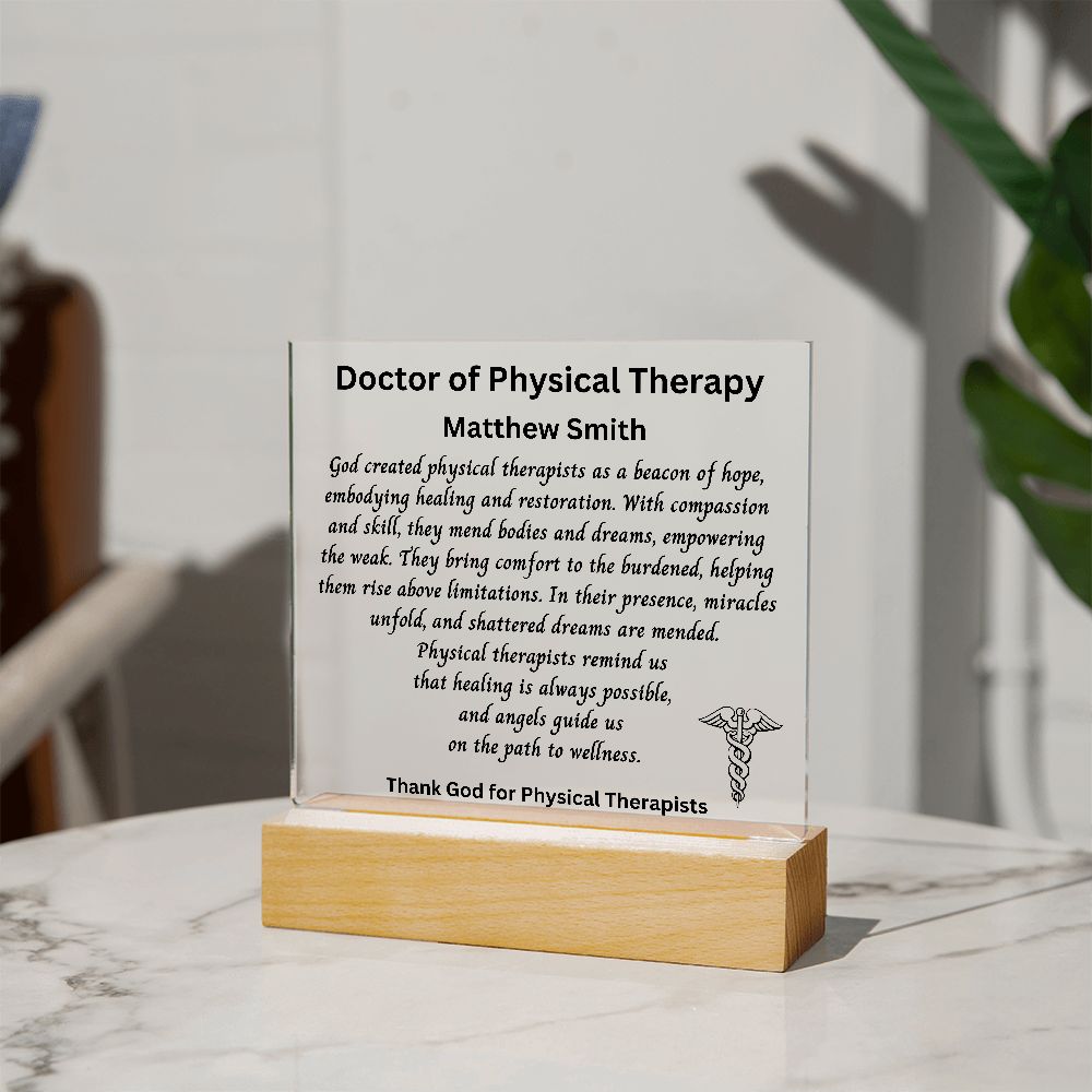 Personalized Physical Therapist Gifts |  DPT Gift for Graduation | Custom DPT Gift