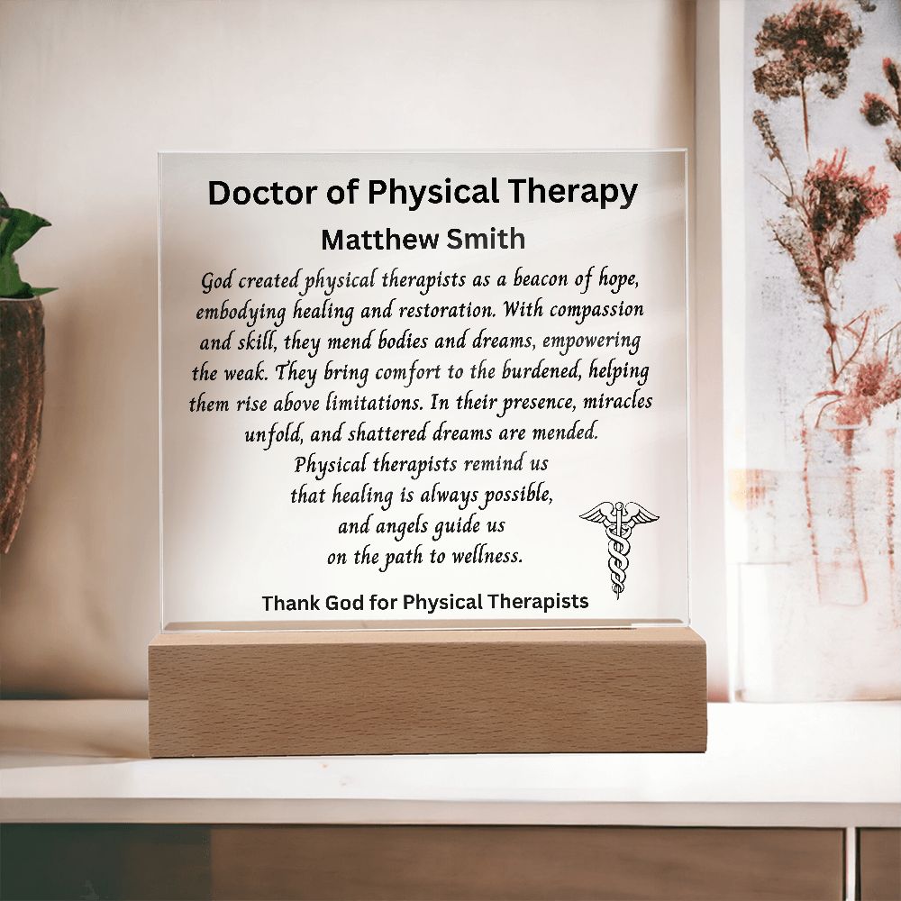 Personalized Physical Therapist Gifts |  DPT Gift for Graduation | Custom DPT Gift