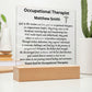 OT Gift for Graduation | Personalized Occupational Therapist Gift