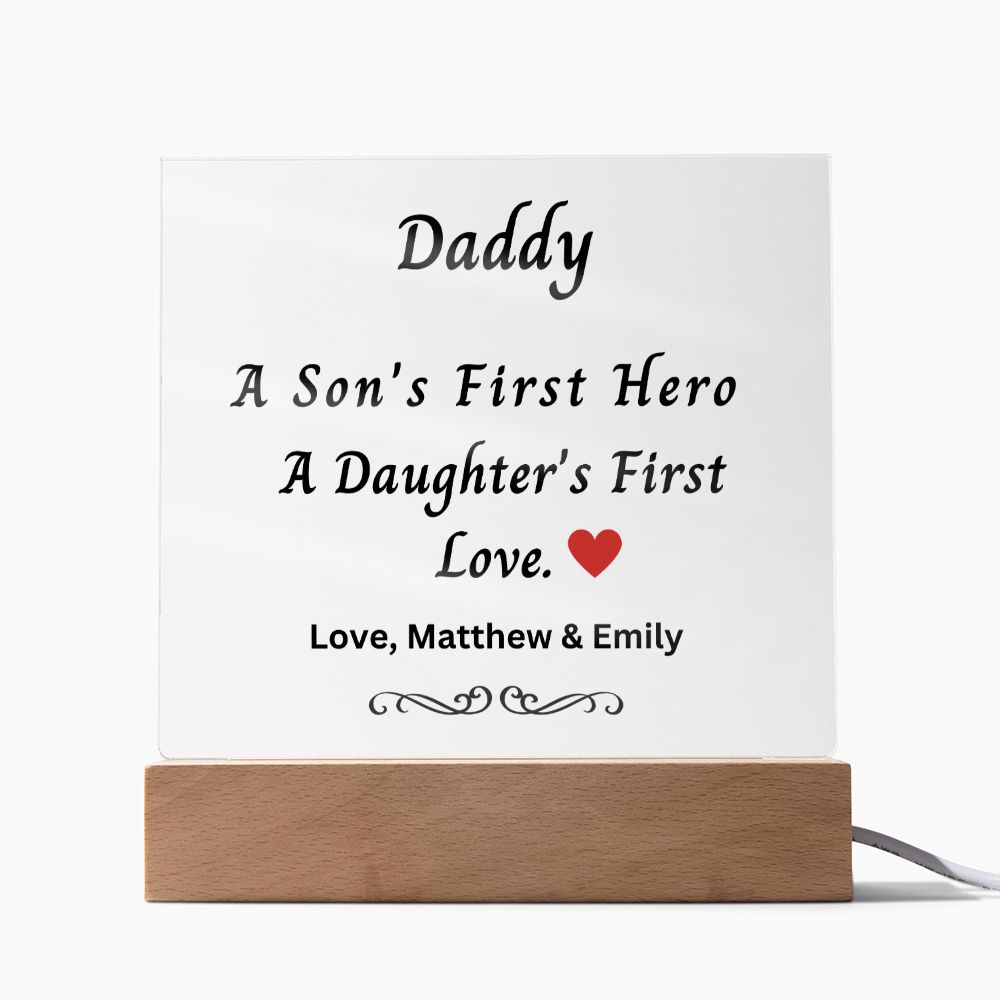 Personalized Gift for Him | Gift for Dad | From Daughter | From Son | Custom Name Gift | Birthday Gift for Dad | 40th | 50th