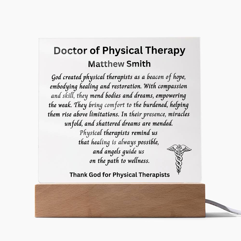 DPT Gift for Graduation | Personalized Physical Therapist Gift