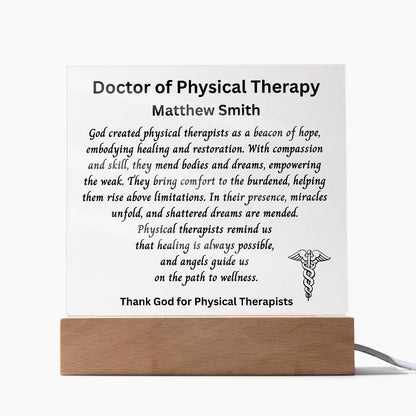 DPT Gift for Graduation | Personalized Physical Therapist Gift