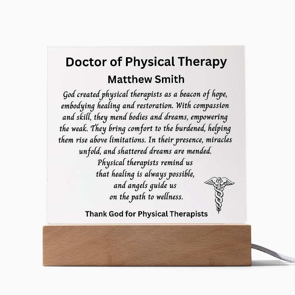 Personalized Physical Therapist Gifts |  DPT Gift for Graduation | Custom DPT Gift