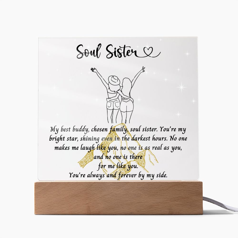 Best Friend Gift For Her | Birthday Ideas for Women | Soul Sister Gift | Two Friend Friendship Present | Long Distance Friendship Gift