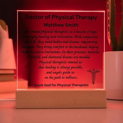 Personalized Physical Therapist Gifts |  DPT Gift for Graduation | Custom DPT Gift