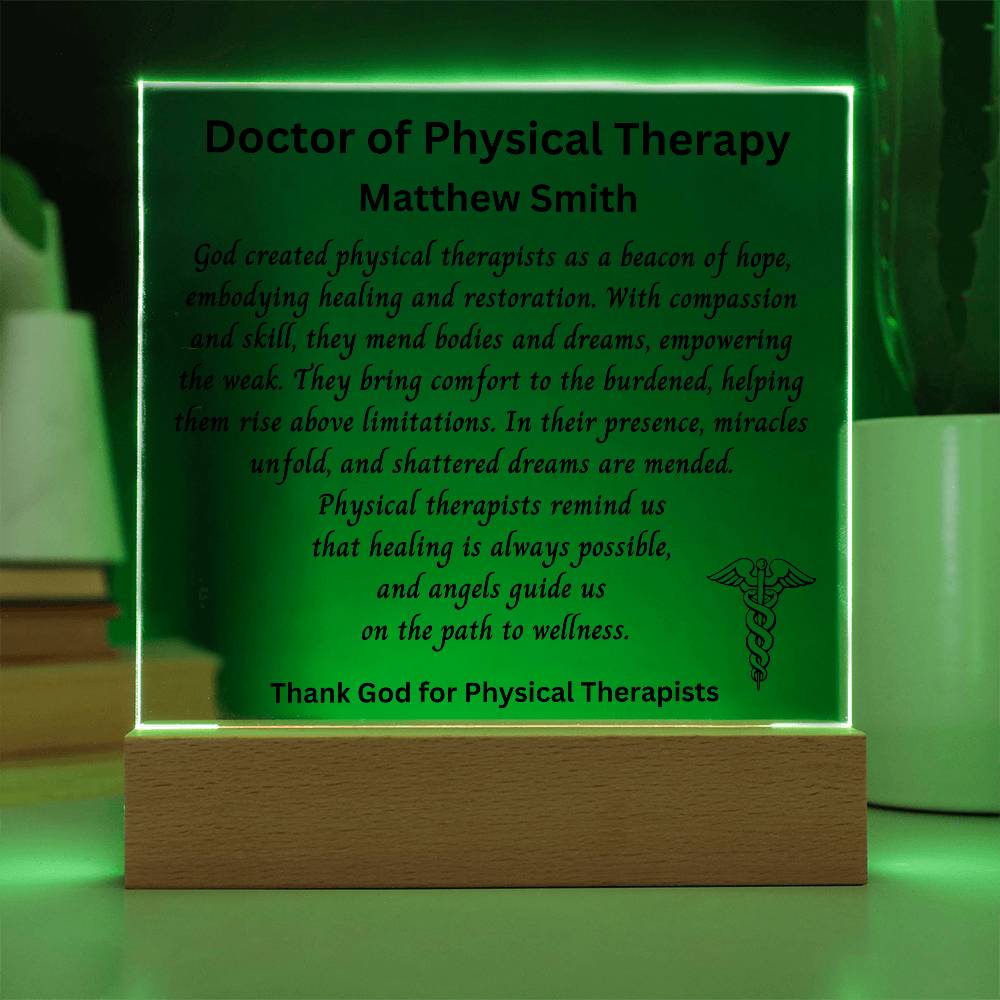 DPT Gift for Graduation | Personalized Physical Therapist Gift