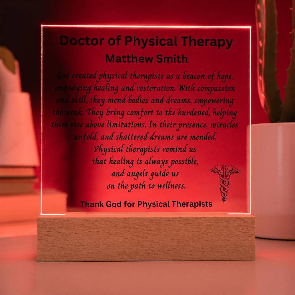 DPT Gift for Graduation | Personalized Physical Therapist Gift