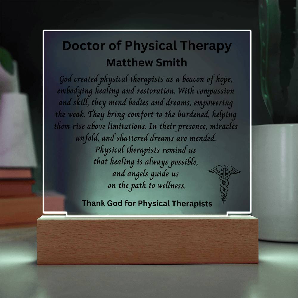 DPT Gift for Graduation | Personalized Physical Therapist Gift