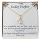 Daughter Graduation Gift Necklace | From Mom, Grad Present from Dad, Graduation Gifts 2023, High School Senior, College Gift for Her Pendant