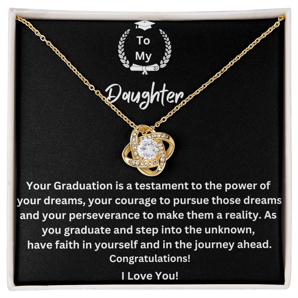 Daughter Graduation Gift Necklace | From Mom, Grad Present from Dad, Graduation Gifts 2023, High School Senior, College Gift for Her Pendant