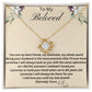 To My Beloved Necklace for Women from Husband Future Wife Romantic Wedding Gifts Love Knot