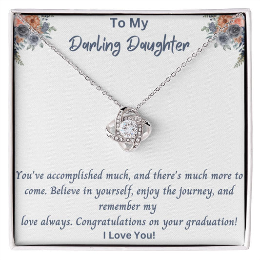 Daughter Graduation Gift Necklace | From Mom, Grad Present from Dad, Graduation Gifts 2023, High School Senior, College Gift for Her Pendant