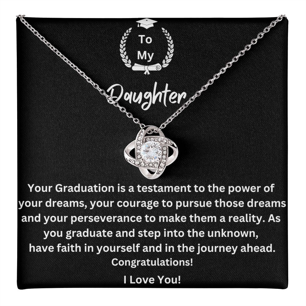 Daughter Graduation Gift Necklace | From Mom, Grad Present from Dad, Graduation Gifts 2023, High School Senior, College Gift for Her Pendant