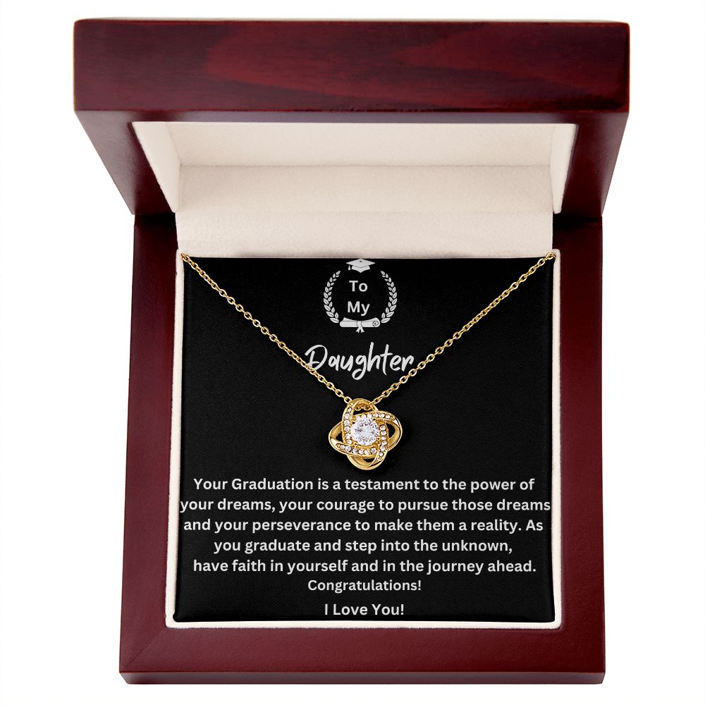 Daughter Graduation Gift Necklace | From Mom, Grad Present from Dad, Graduation Gifts 2023, High School Senior, College Gift for Her Pendant