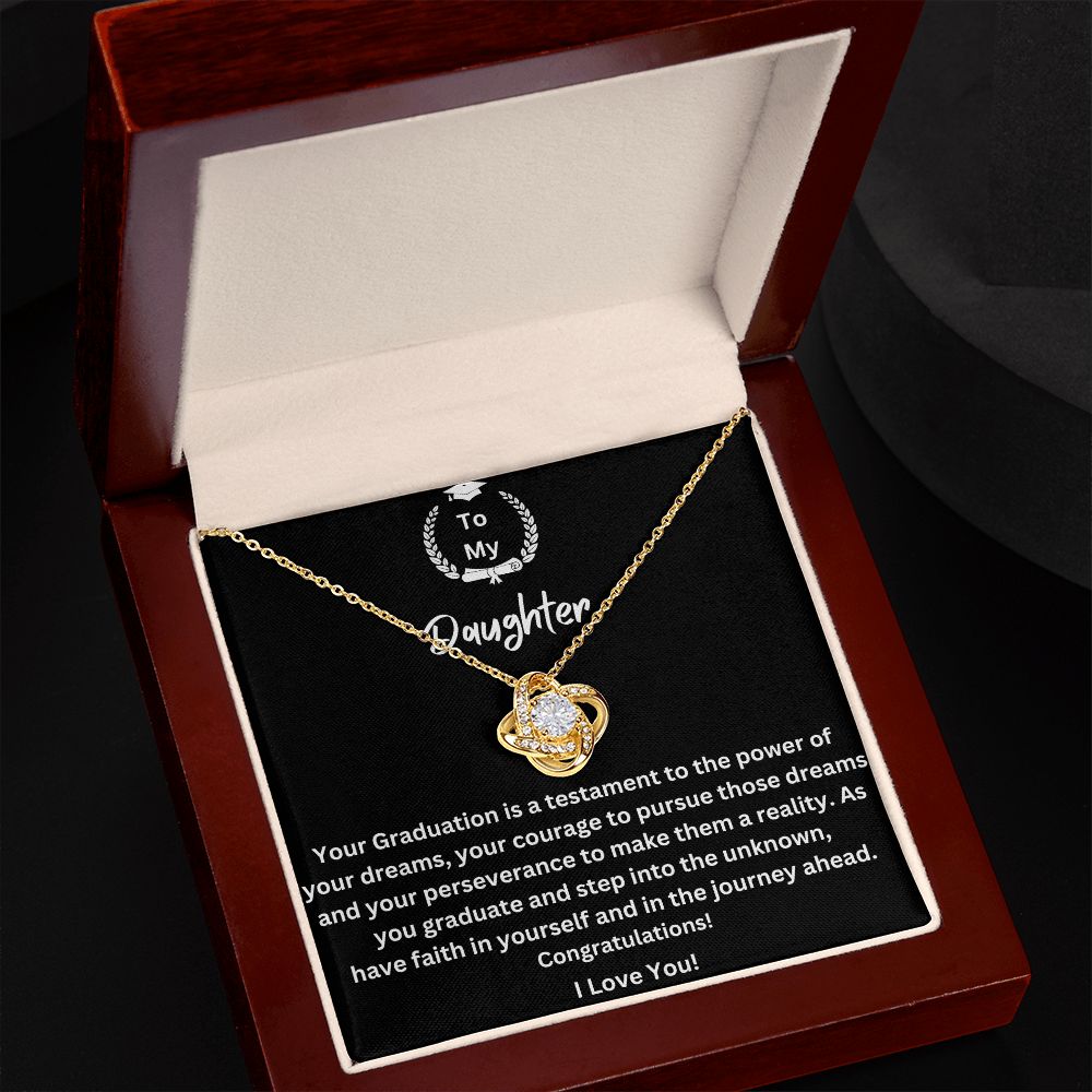 Daughter Graduation Gift Necklace | From Mom, Grad Present from Dad, Graduation Gifts 2023, High School Senior, College Gift for Her Pendant