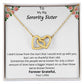 Sorority Sister Gifts for Big and Little-Interlocking Hearts Necklace