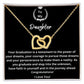 Daughter Graduation Gift Necklace | From Mom, Grad Present from Dad, Graduation Gifts 2023, High School Senior, College Gift for Her Pendant