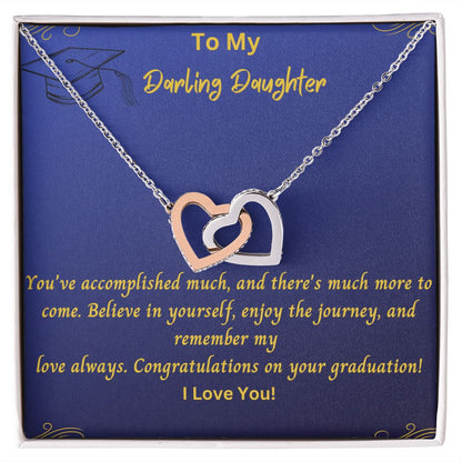 Daughter Graduation Gift Necklace | From Mom, Grad Present from Dad, Graduation Gifts 2023, High School Senior, College Gift for Her Pendant