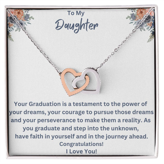 Daughter Graduation Gift Necklace | From Mom, Grad Present from Dad, Graduation Gifts 2023, High School Senior, College Gift for Her Pendant