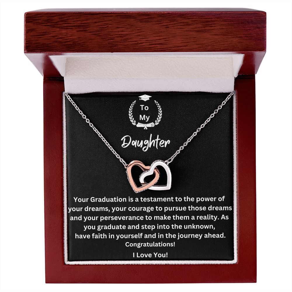 Daughter Graduation Gift Necklace | From Mom, Grad Present from Dad, Graduation Gifts 2023, High School Senior, College Gift for Her Pendant