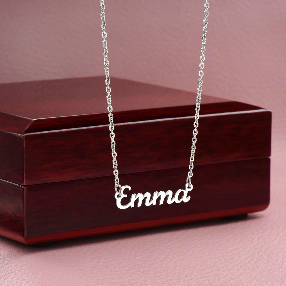 So Grateful/Unwavering Love Personalized Name Necklace Custom Pendant Valentines Day Gift for Wife From Husband