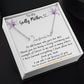Gift for Mom | From Daughter, Name Necklace, Meaningful Gift, Mom Gift from Son, Mom Present, Word Quote Jewelry, To My Godly Mother