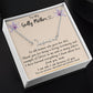 Gift for Mom | From Daughter, Name Necklace, Meaningful Gift, Mom Gift from Son, Mom Present, Word Quote Jewelry, To My Godly Mother