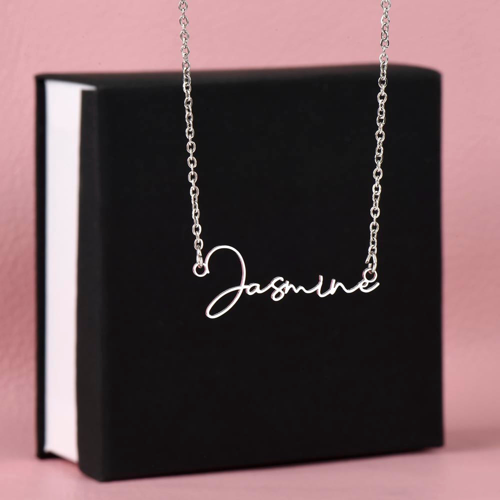 Gift for Mom | From Daughter, Name Necklace, Meaningful Gift, Mom Gift from Son, Mom Present, Word Quote Jewelry, To My Godly Mother