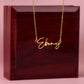 Gift for Mom | From Daughter, Name Necklace, Meaningful Gift, Mom Gift from Son, Mom Present, Word Quote Jewelry, To My Mother